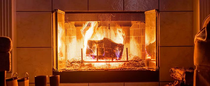 Mendota Hearth Landscape Fireplace Installation in Tukwila, Washington