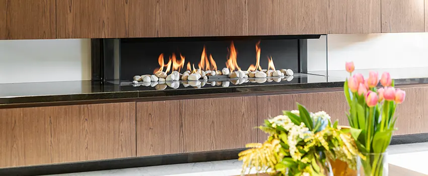 Double-height Fireplace Design Refurbishment in Tukwila, Washington